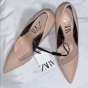 Zara nude heels